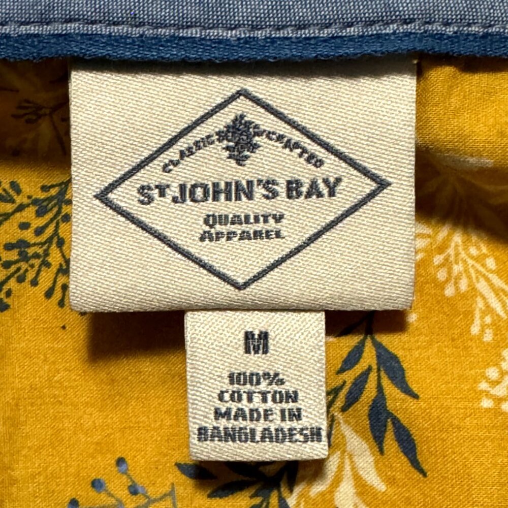 Women Yellow | Blue Shirt Size M - Picture 2 of 5